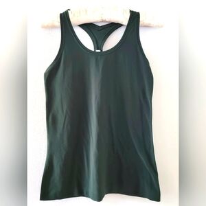 Lululemon Racerback Tank Top Dark Green 10